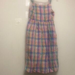 WONDER NATION/Girls' Multicolor Plaid Sundress
